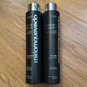 NEW Miriam Quevedo Platinum & Diamonds Shampoo and Conditioner set 250 ml each